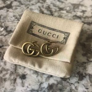 Gucci Gold Earrings double G